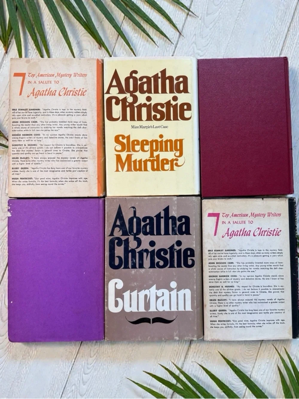 Vintage Agatha Christie Hardcover Mystery Book Lot | 1960s-1970s